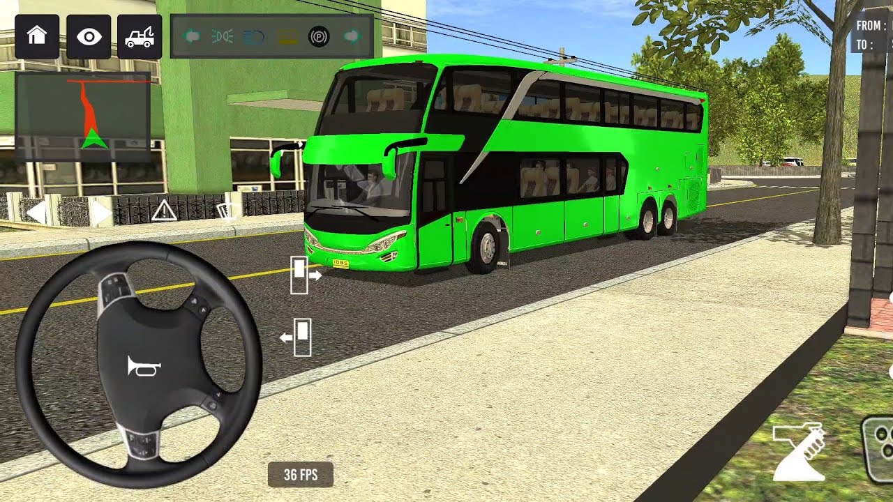 Euro coach bus simulator 2026 | new coach bus driving Indonesia part-14 Android gameplay 