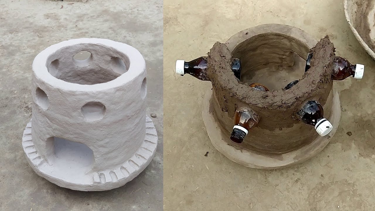 clay stove|different style mitti ka chulha|Primitive, Skills|Primitive Technology |Matti ka Chulha