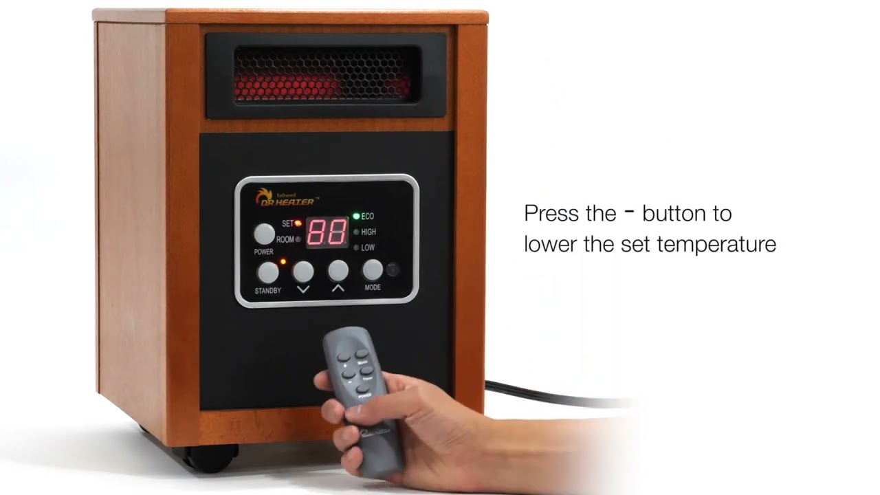Dr. Infrared Heater 1500 Watt Portable Space Heater Model# DR-968