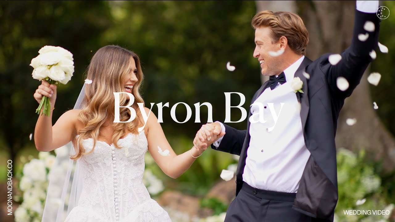 WE GOT MARRIED IN BYRON BAY AUSTRALIA | Moon & Back Co #weddingfilm #weddingfilmmakers #weddingvideo
