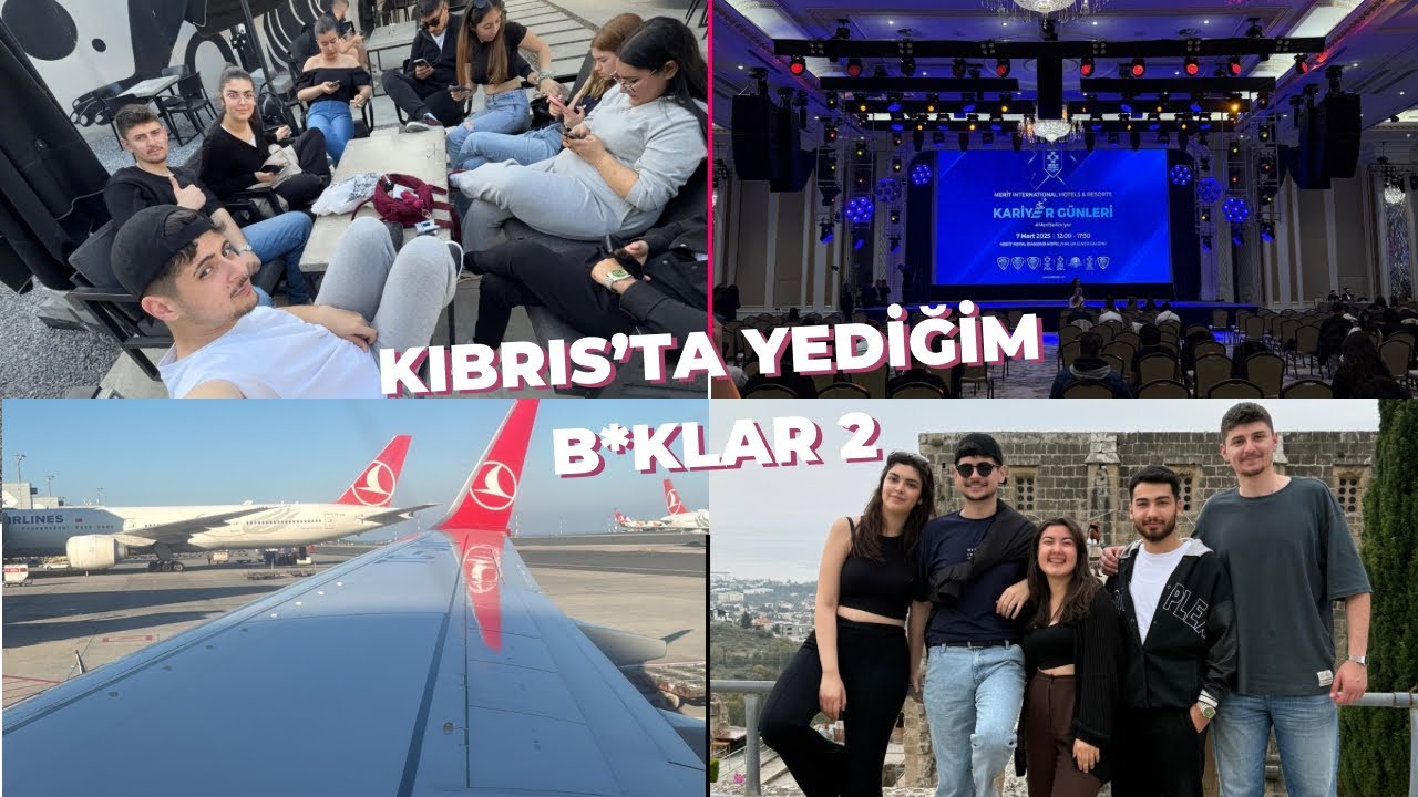 Kıbrıs’ta Yediğim B*klar 2 #vlog #kıbrıs