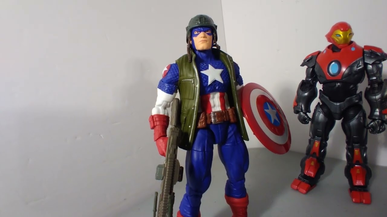 ACTION FIGURE SHORT SESSION! New Marvel Legends Ultimate Captain America Kitbash!