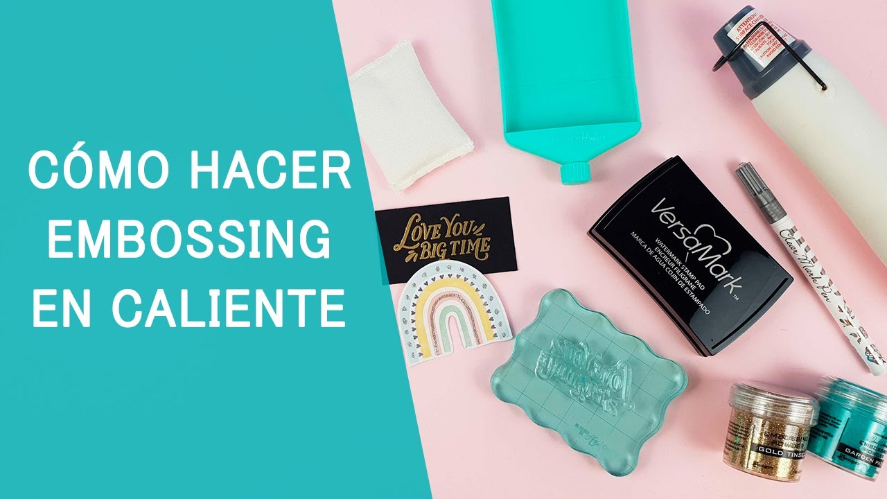 Embossing en caliente, técnicas e ideas - Mi Tienda de Arte