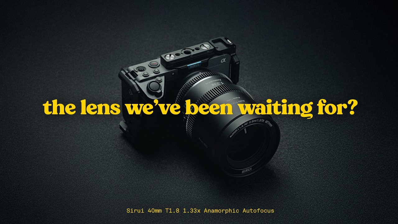 I was 92.8% wrong about Anamorphic Autofocus Lenses.. (Sirui 40mm T1.8 1.33x)