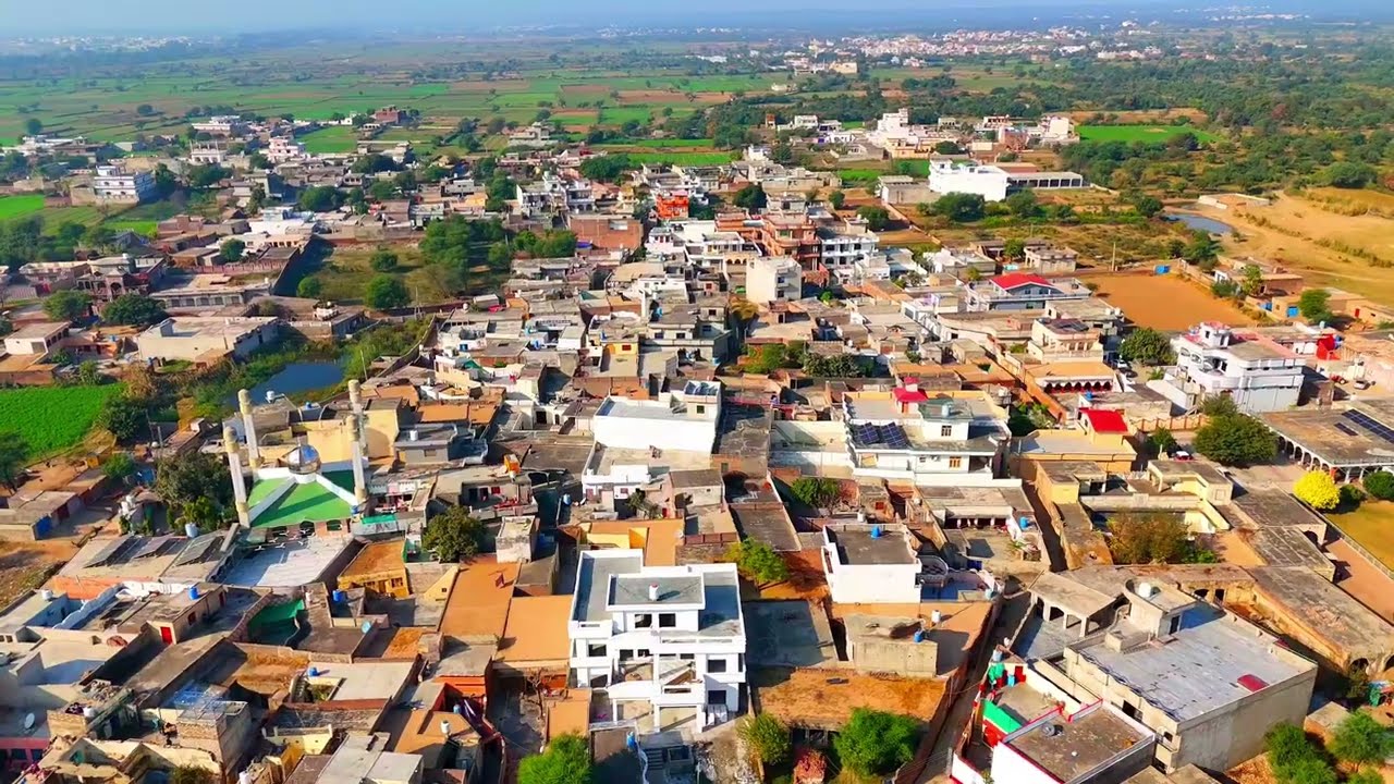 Malwana Village Drone View |Zila Gujrat|Wela Gujjar
