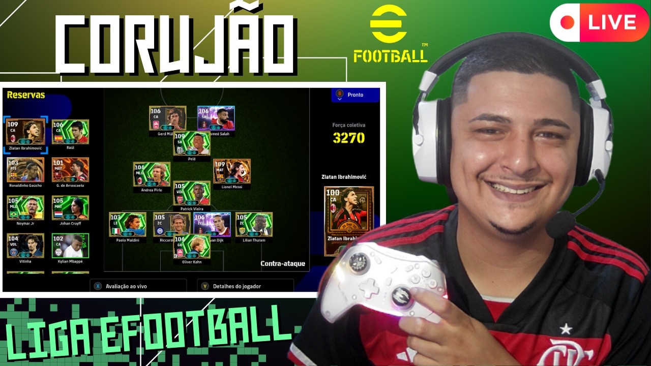 Corujão! Evento + Divisão + X1 no eFootball 2026 AO VIVO #161