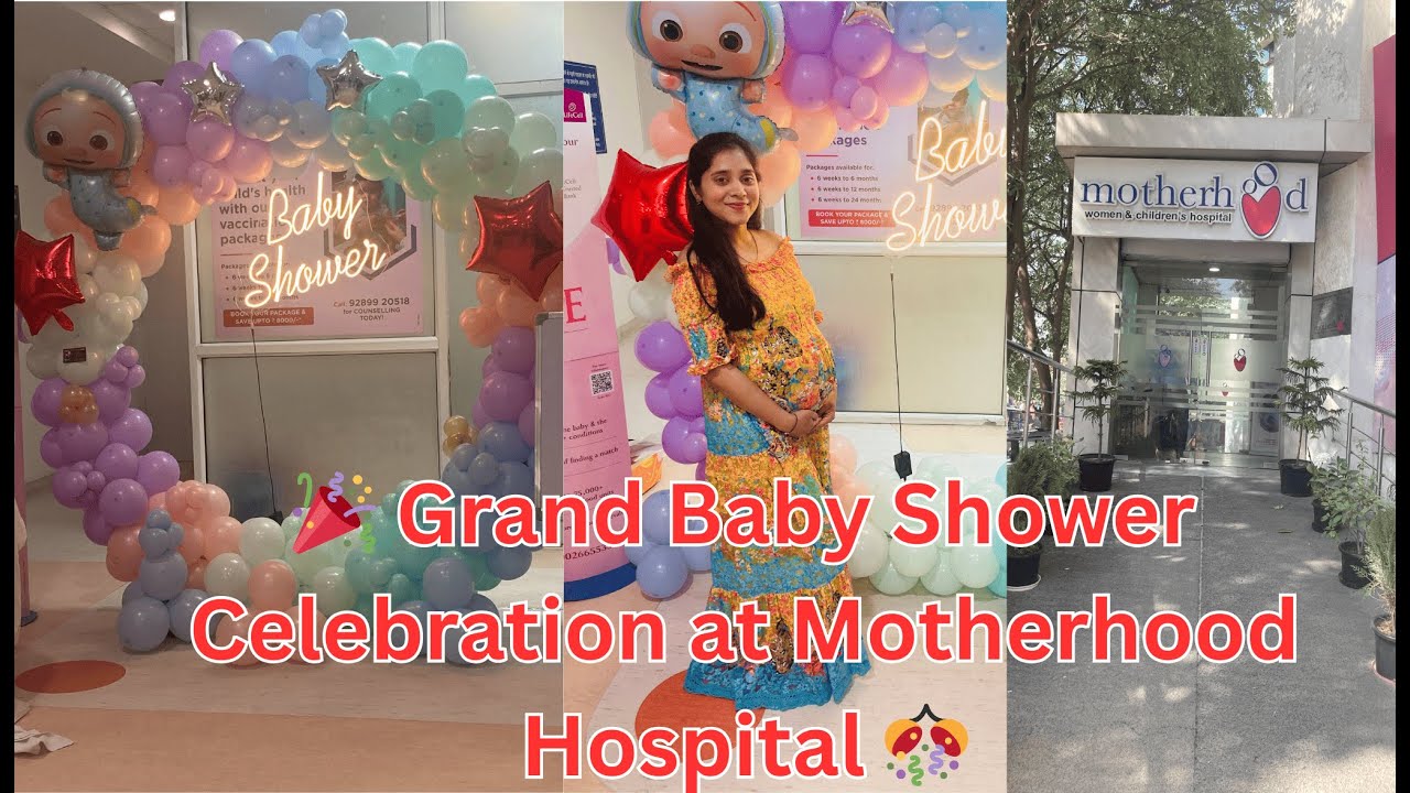 Motherhood Hospital Baby Shower Celebration | Fun, Gifts & Pregnancy Celebration 🤰 #pregnancy #vlog