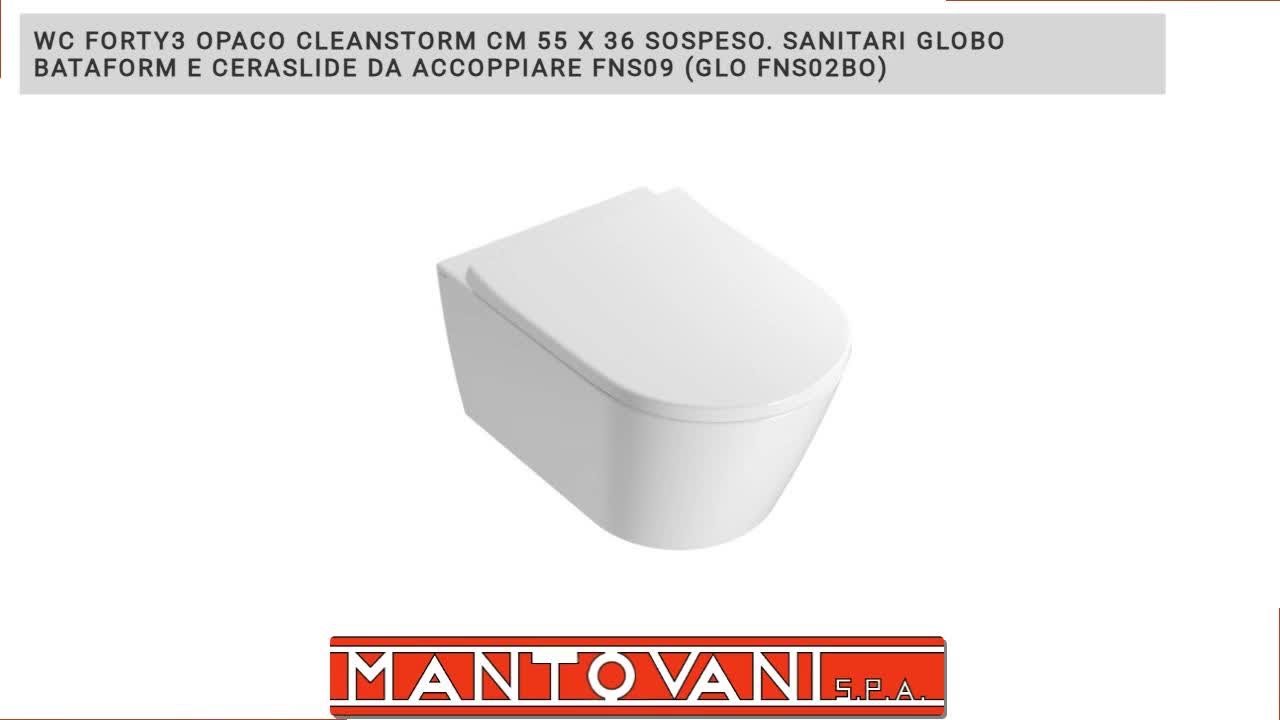 Ceramica Globo e' uscita con nuovi sanitari Forty 3 con Cleanstorm innovativo sistema per il lavaggi