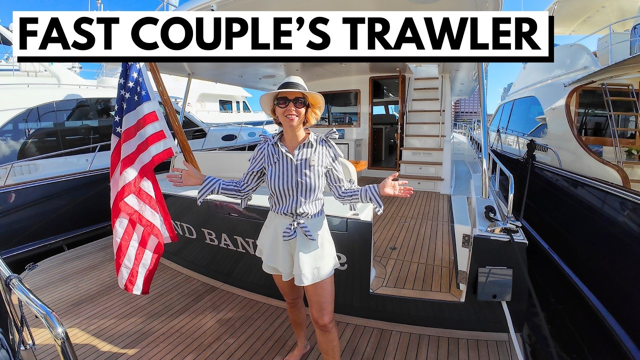 WORLD DEBUT! 🤯 2025 Grand Banks 62 Fast Trawler Yacht Tour (4K)