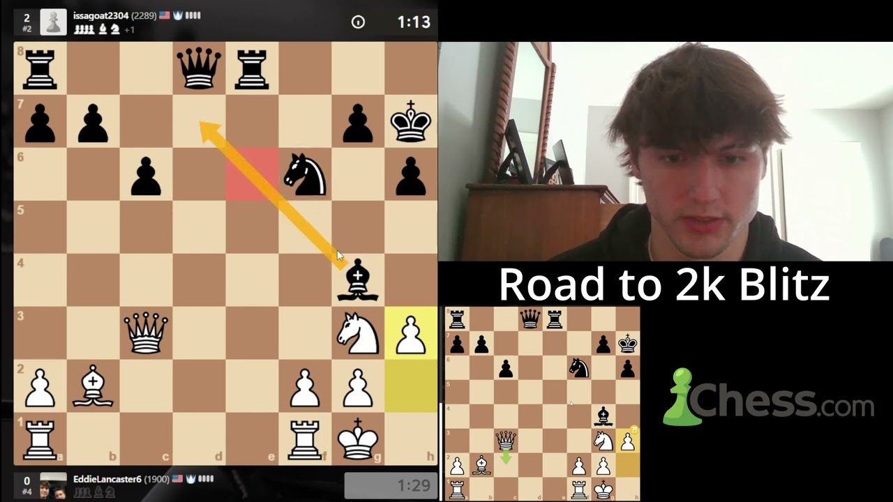 Blitz Game vs 2300 - Danish Gambit
