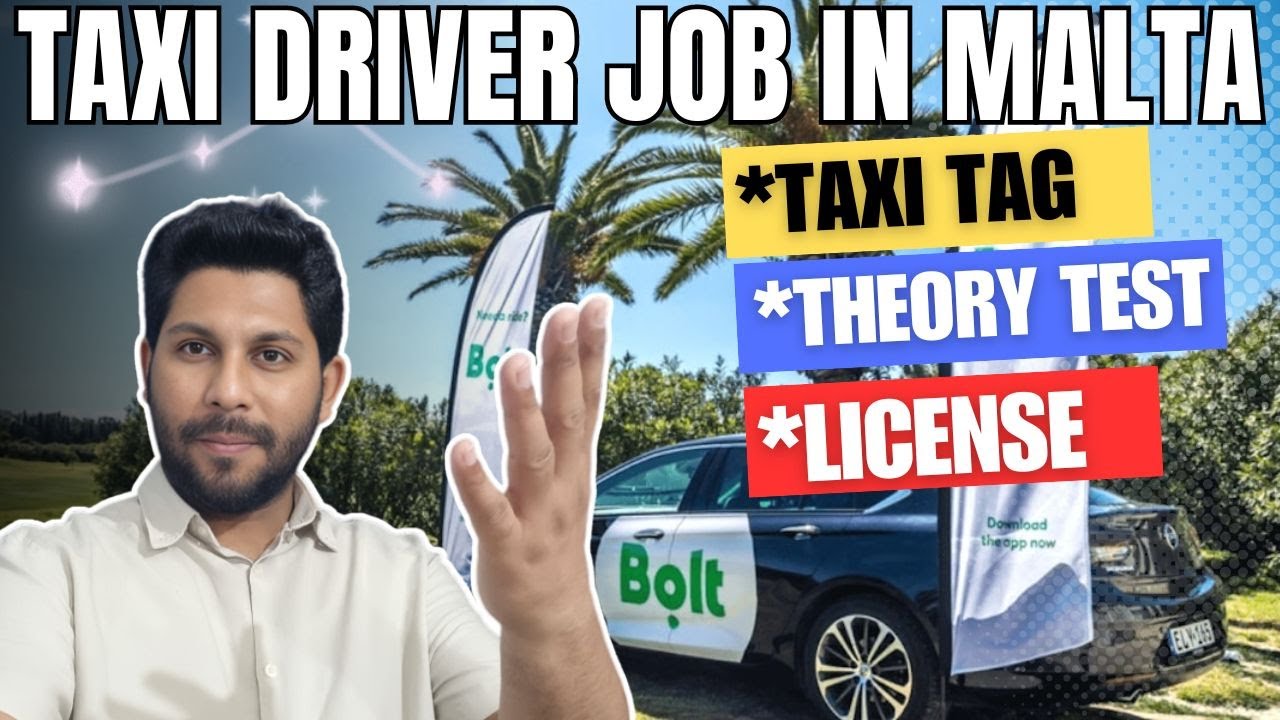 Malta Taxi Driver Job |#jobsinmalta |#maltavisaupdate2024