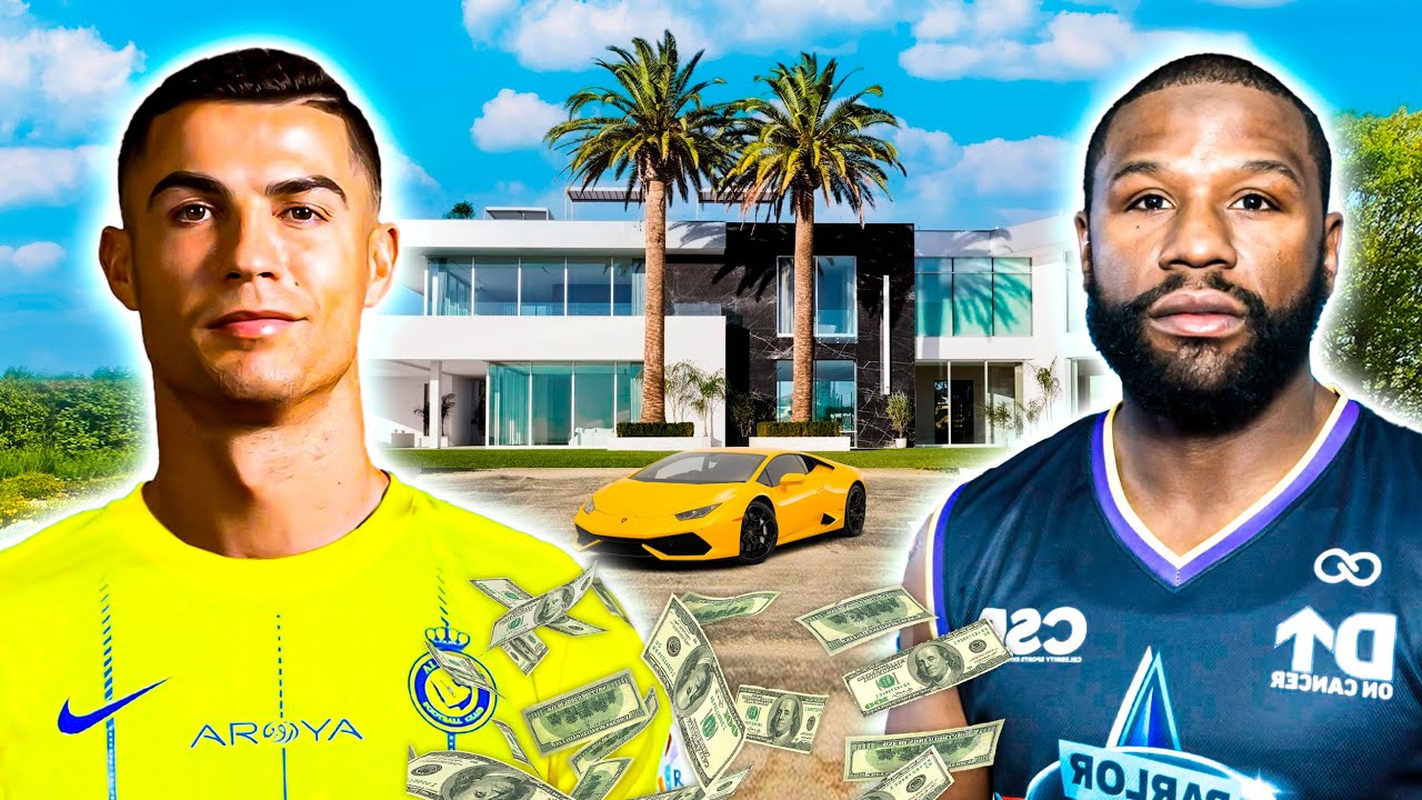 Cristiano Ronaldo ou Floyd Mayweather: Qual das lendas do esporte tem a vida mais luxuosa?