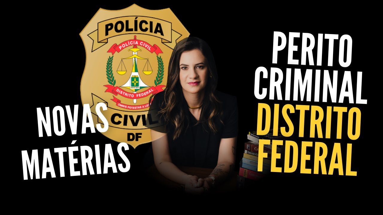 Essas 5 Matérias VÃO Cair na Prova de Perito da PCDF (NOVIDADES!)