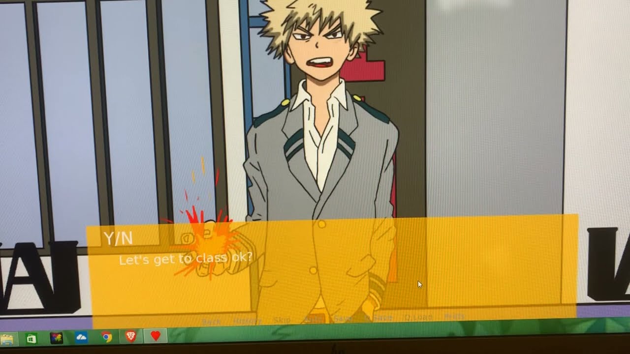 Bnha Valentines Sim: Bakugo needs help!