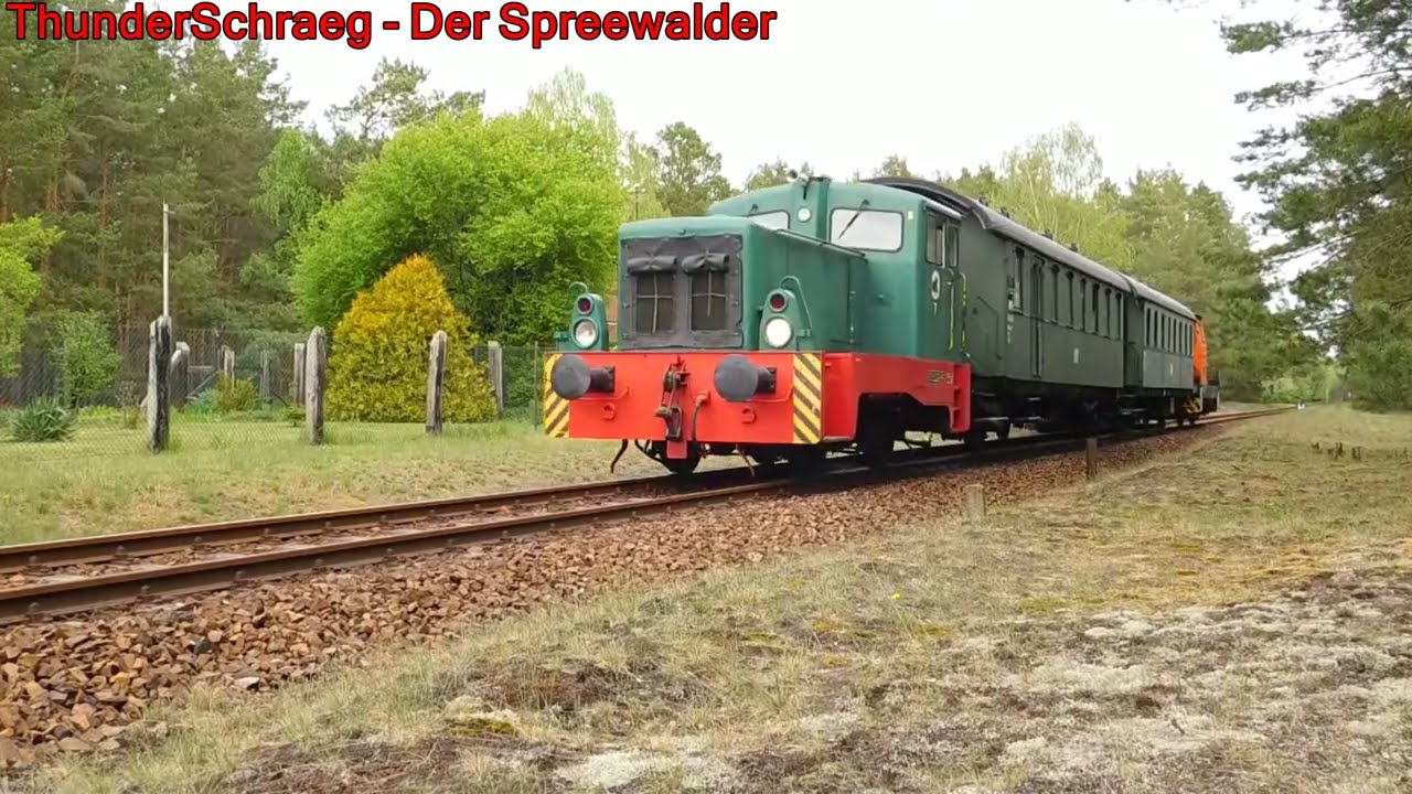 Auf den Spuren der Niederlausitzer Eisenbahn: Zugbetrieb zwischen Lübben und Luckau - DBV-NLE