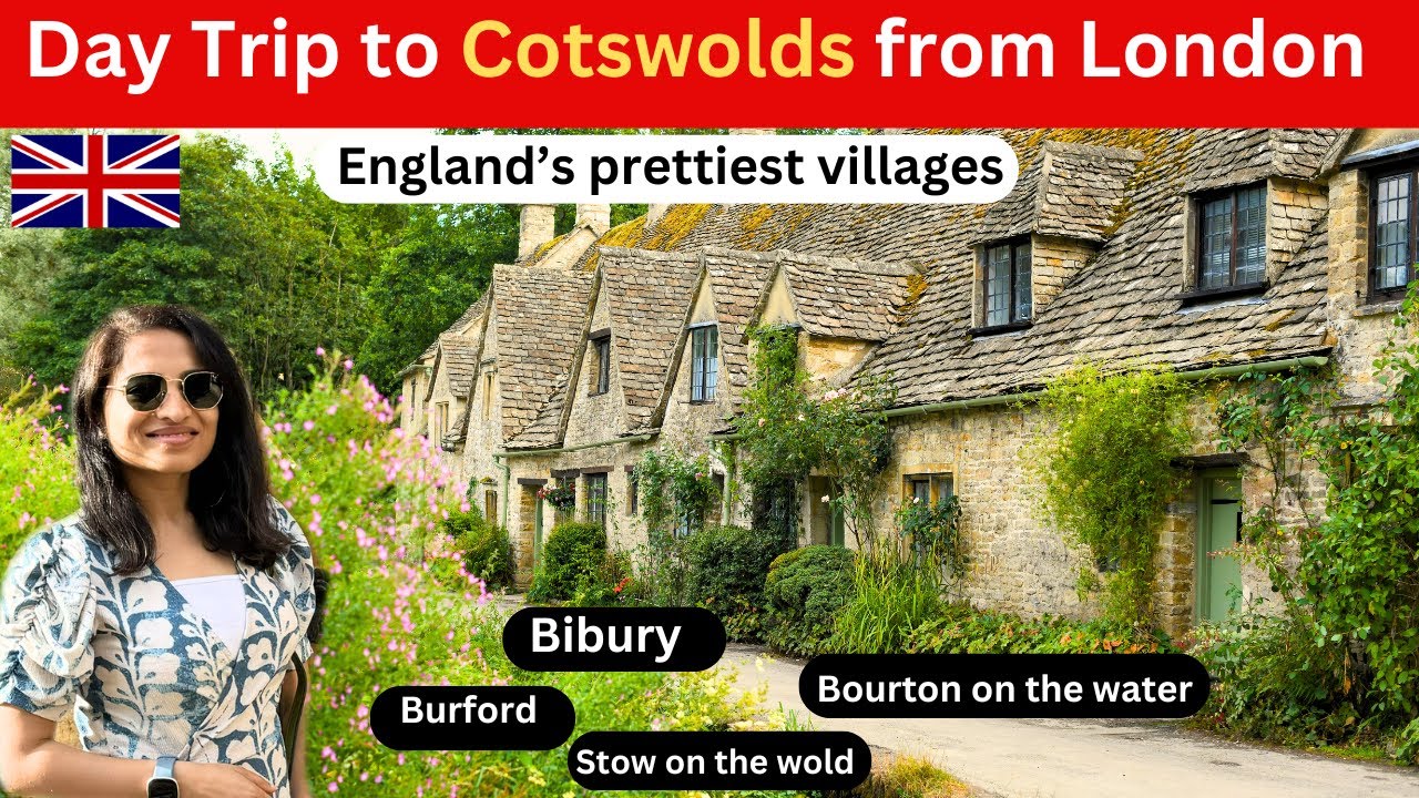 A Day trip to COTSWOLDS | Beautiful Villages of England | Desi Couple in London