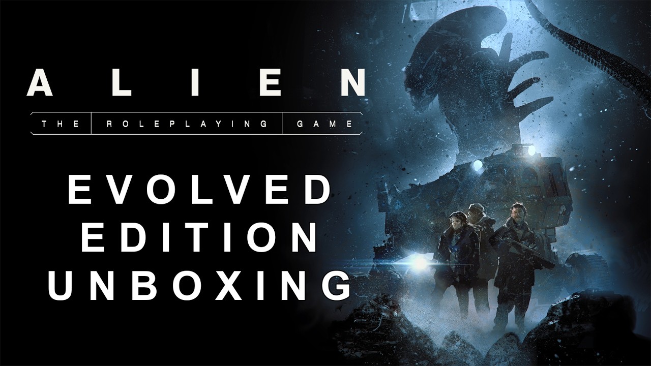 ALIEN THE ROLEPLAYING GAME EVOLVED EDITION COMPLETE UNBOXING