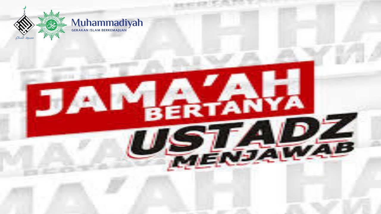 Menjawab Jamaah Ustadz Danusiri M.Ag |