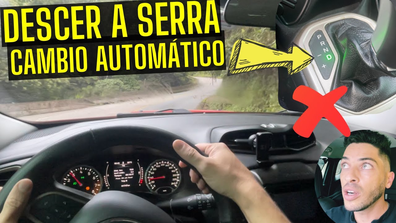 Como DESCER SERRA com CAMBIO AUTOMÁTICO - Evite Superaquecimento dos FREIOS