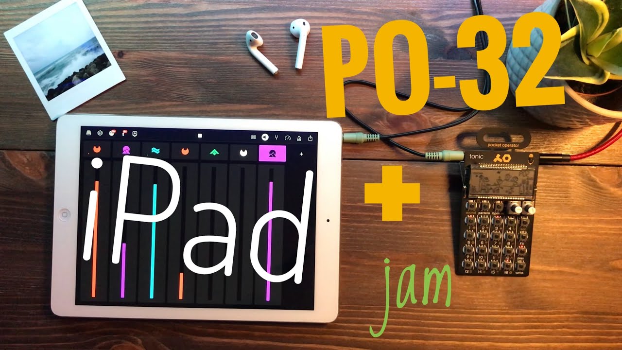 PO-32 Tonic + Groovebox on iPad - Jam Session