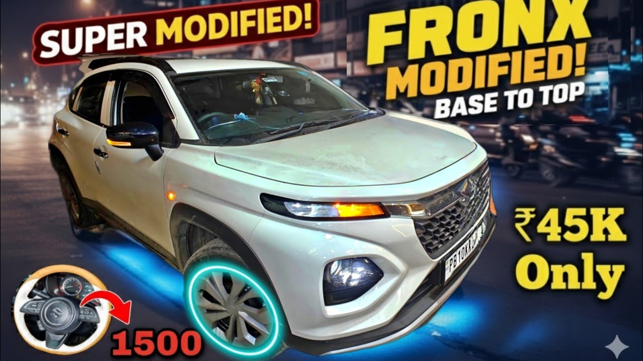 FRONX MODIFICATIONS 2026✅FRONX MODIFIED BASE TO TOP✅FRONX SIGMA TO ALPHA✅ LUXURY INTERIOR✅#fronx #yt