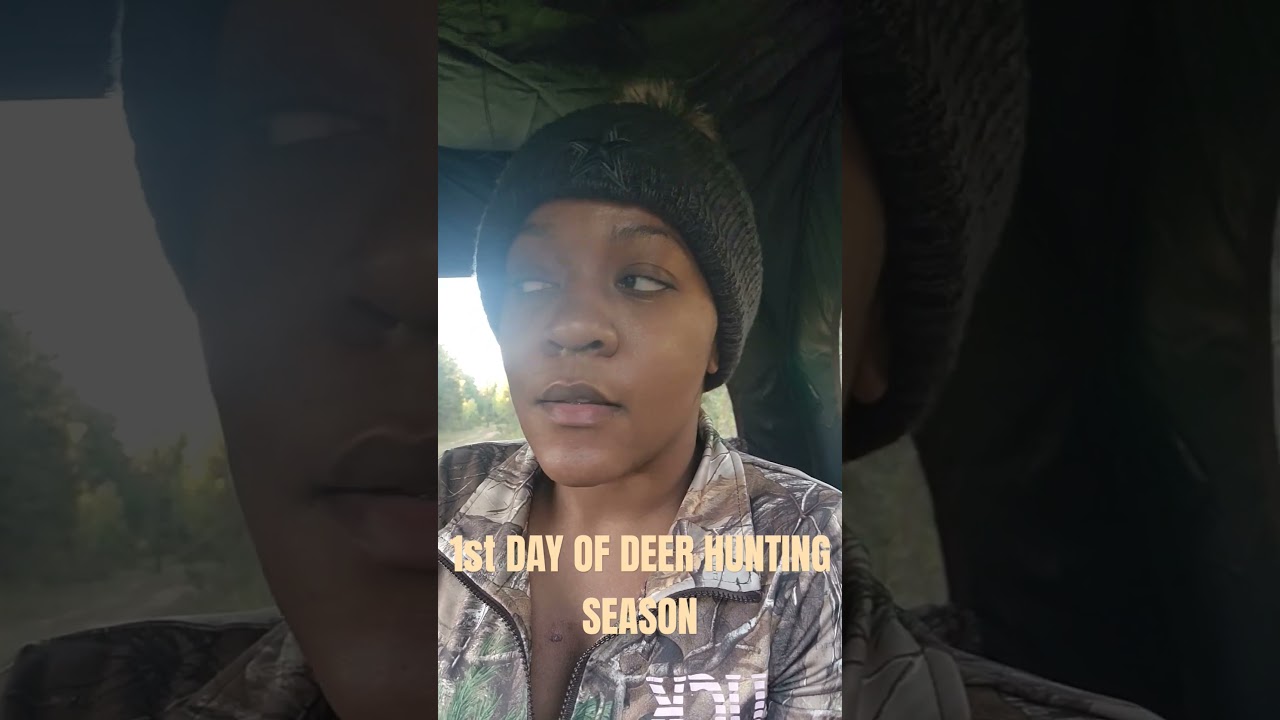 BLACK GIRL WHO HUNTS DEER 🦌 #deerhunting #deer #hunting #bucks #woods #country #countrygirl #rifle