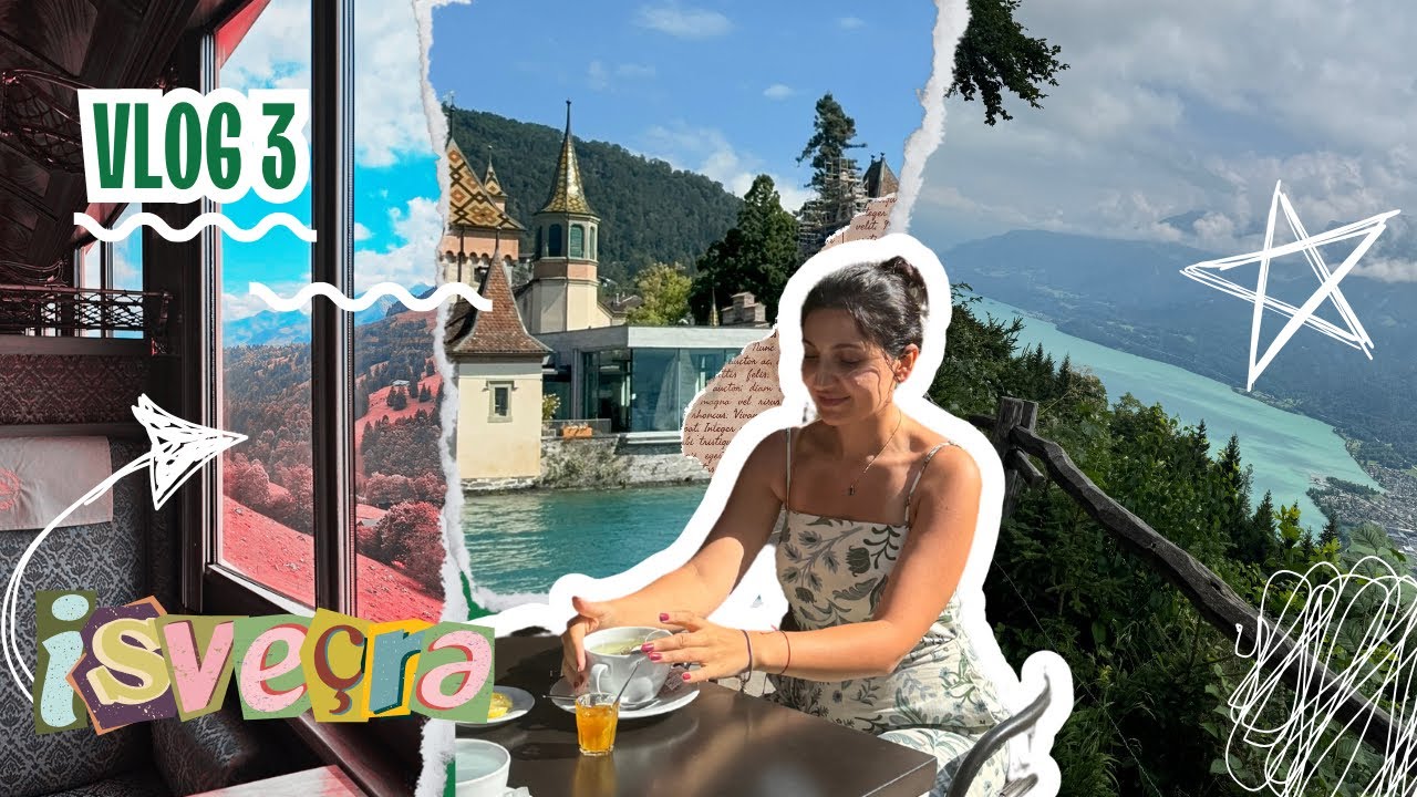 İsveçrə vlogu part 3 ✈️ , Nağıl kimi kənd Gstaad, Xüsusi qatara dəvət edildik, Ən gözəl vaqon
