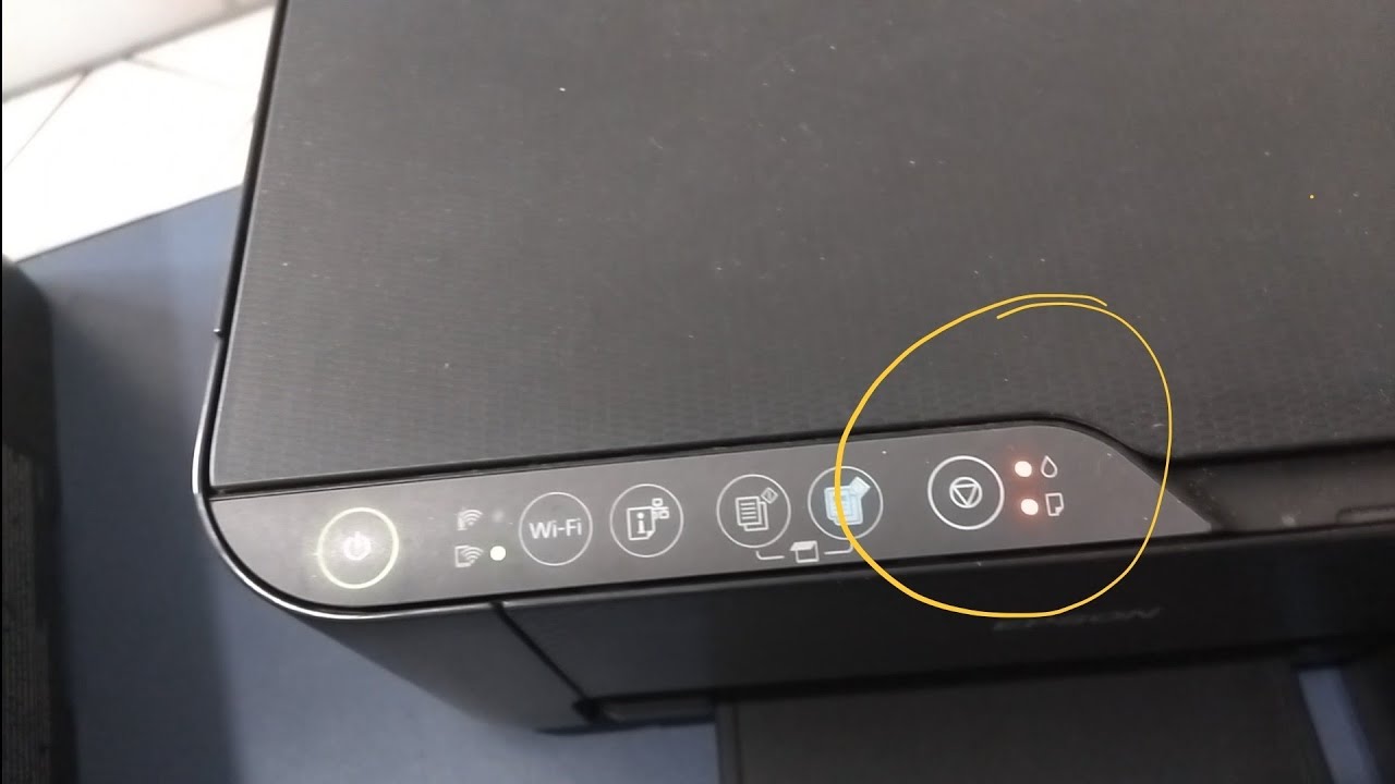 Epson L3250 Luzes piscando almofada de tinta atingiu limite de absorção como consertar