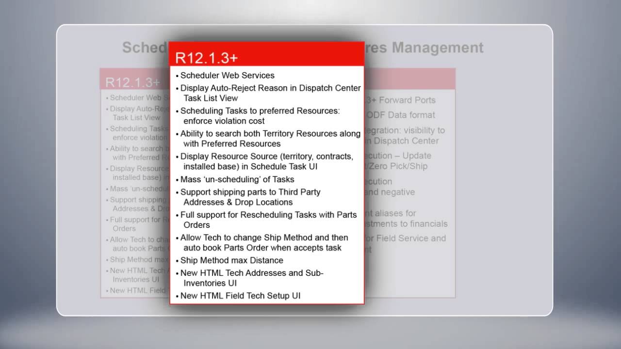 Oracle E-Business Suite: Multi-Platform Mobile Field Service and Customer Service Roadmap