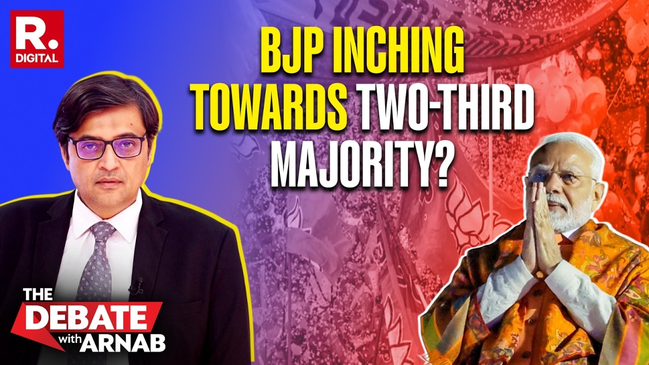Debate With Arnab: BJP Heading Towards A Super Majority With TMC Splitting?