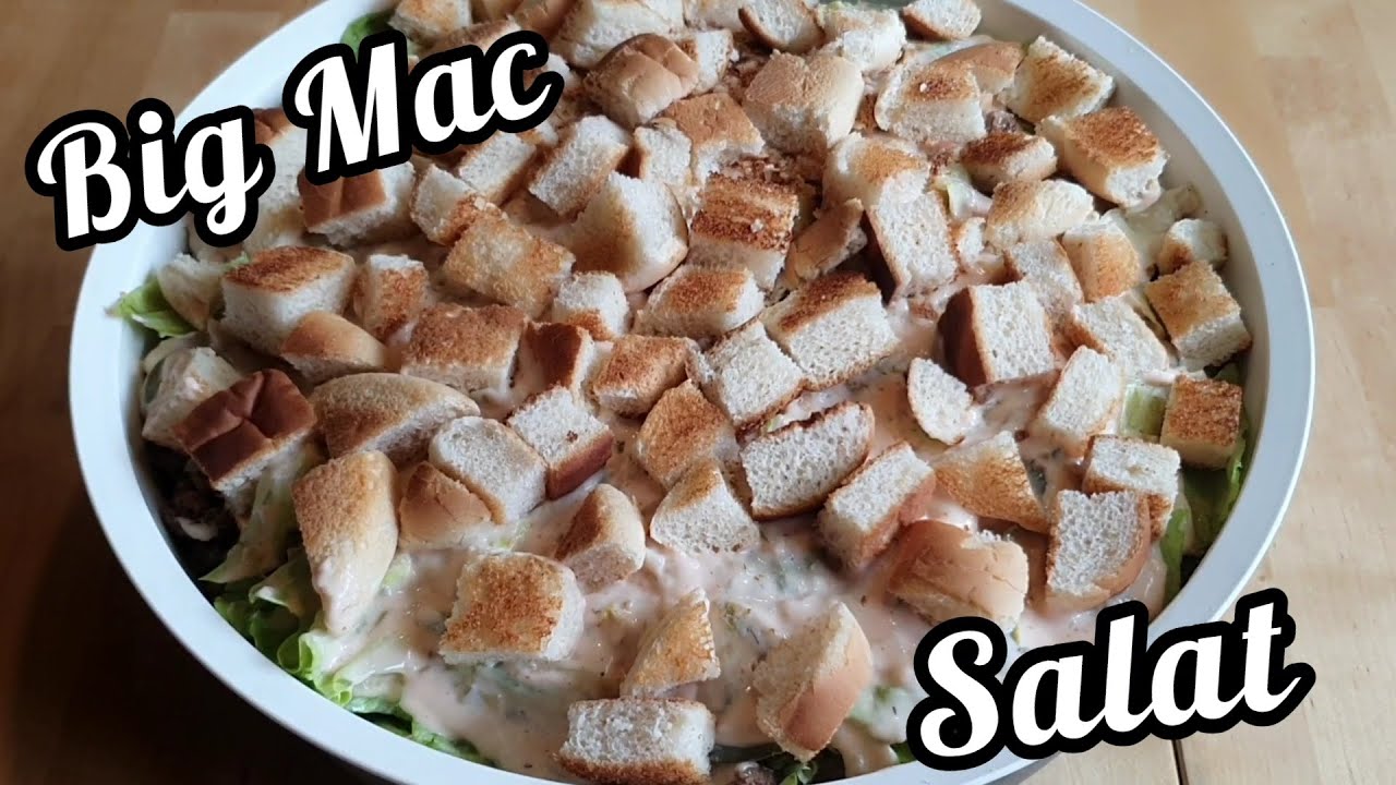 Big Mac Salat I Grill und Party Salat I Schritt f&uuml;r Schritt Anleitung