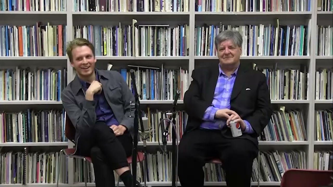 Kevin Killian and Andrew Durbin in San Francisco, November 2014 &mdash;The Poetry Center