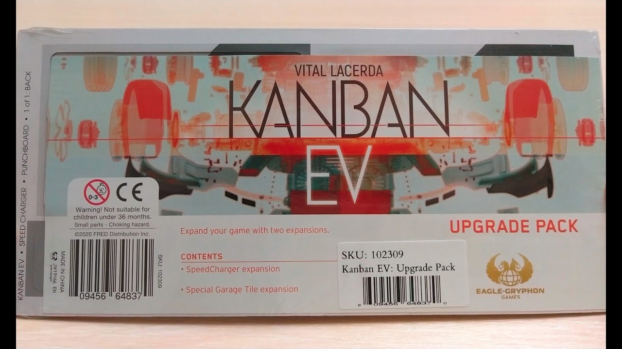 Kanban EV: Upgrade Pack - Распаковка дополнения для Kanban / Kanban EV: Upgrade Pack BoardGame Unbox