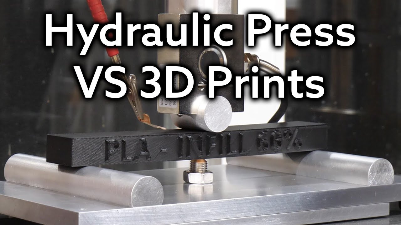 Our Hydraulic Press VS 3D Printed Parts
