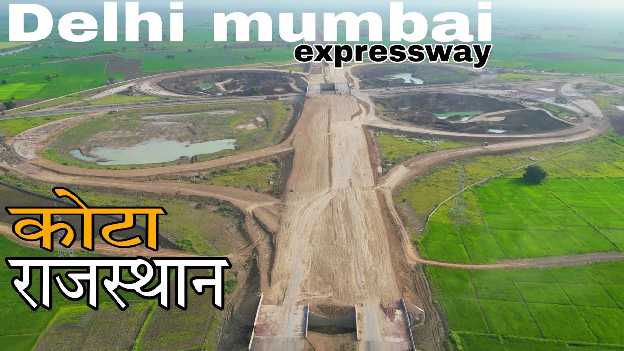 kota interchange || Delhi mumbai expressway series update No.2  || #delhimumbaiexpressway