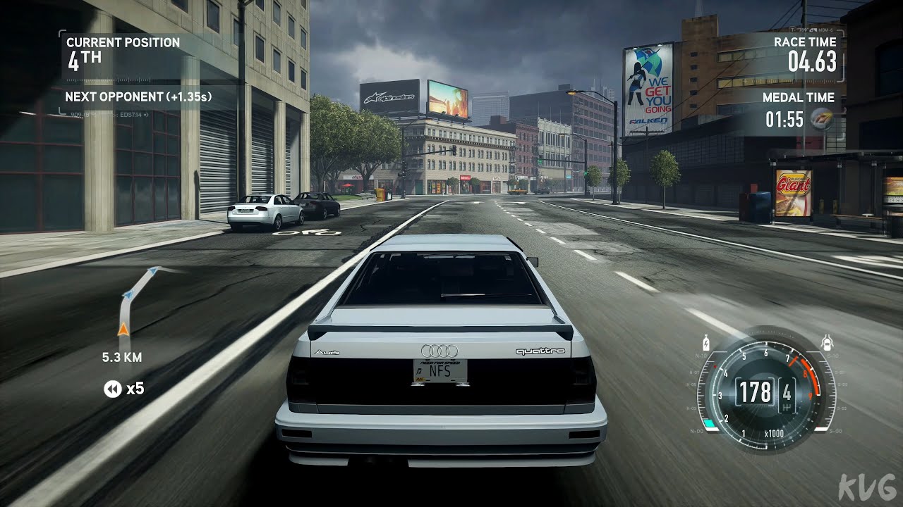 Need for Speed: The Run - Audi Quattro 20V 1991 - Gameplay (PC UHD) [4K60FPS]
