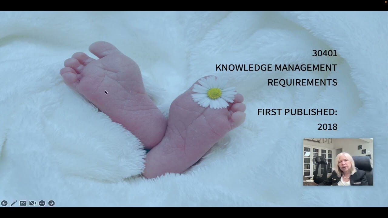 1   ISO 30401 Implementation  Starters toolkit  -  Opening video