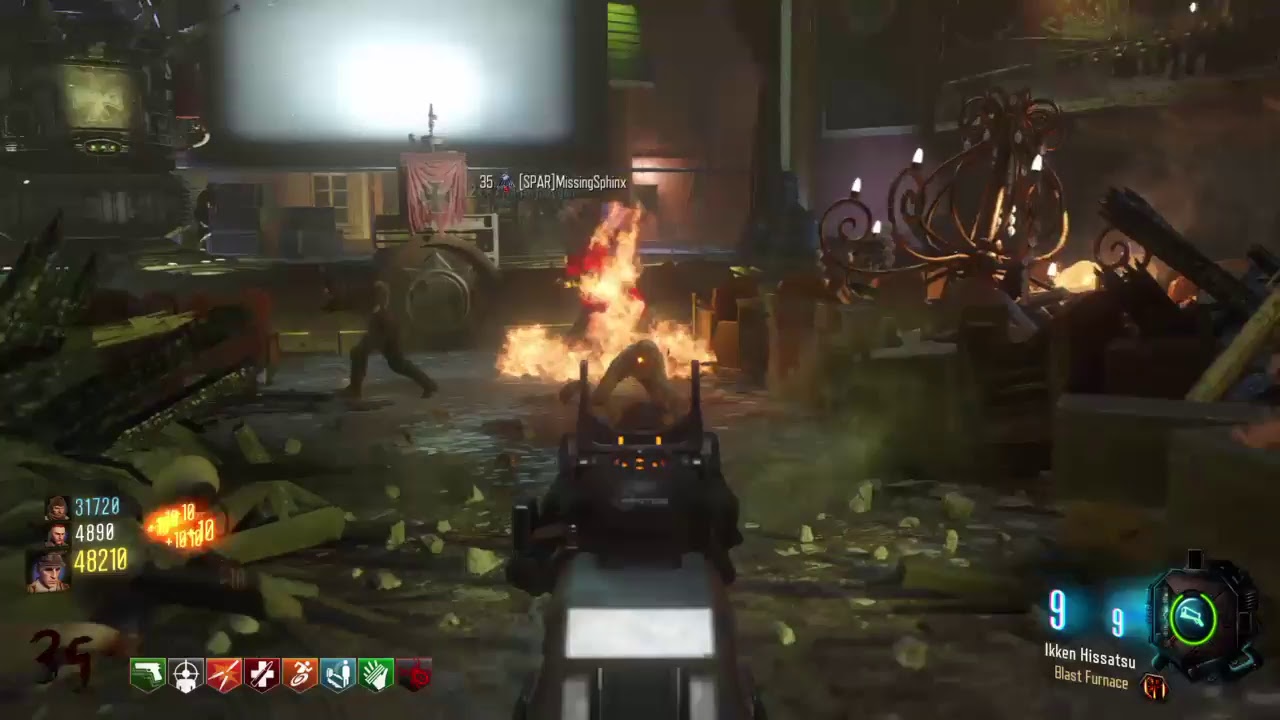 Call Of Duty: Black Ops 3 - Kino Der Toten - Round 1 To 40 - 3 Players!