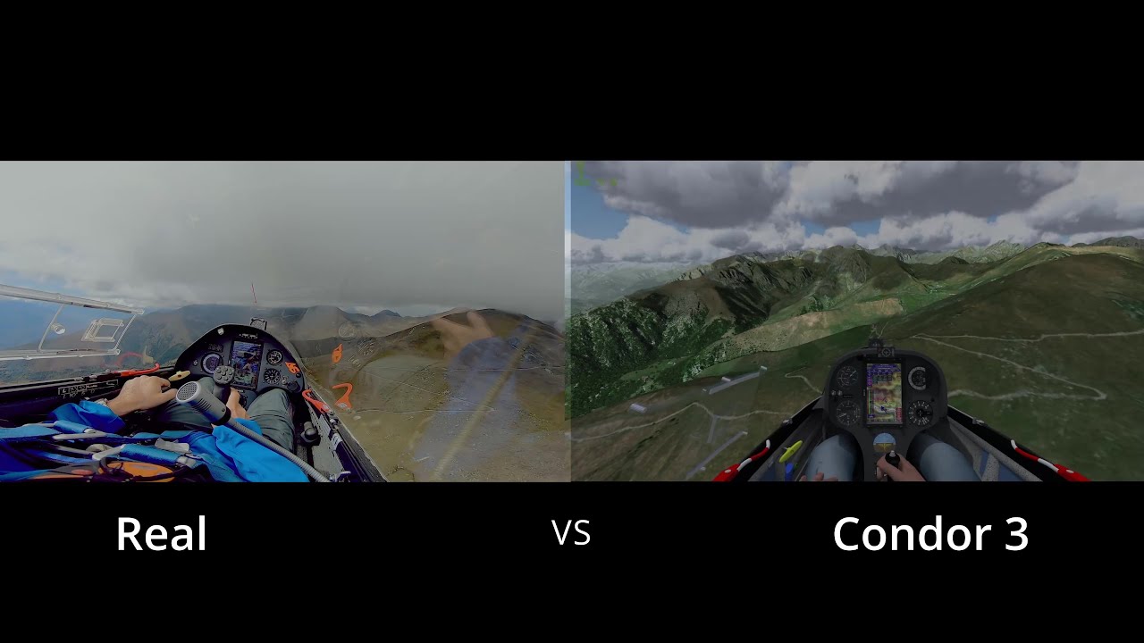 condor 3 vs real life soaring