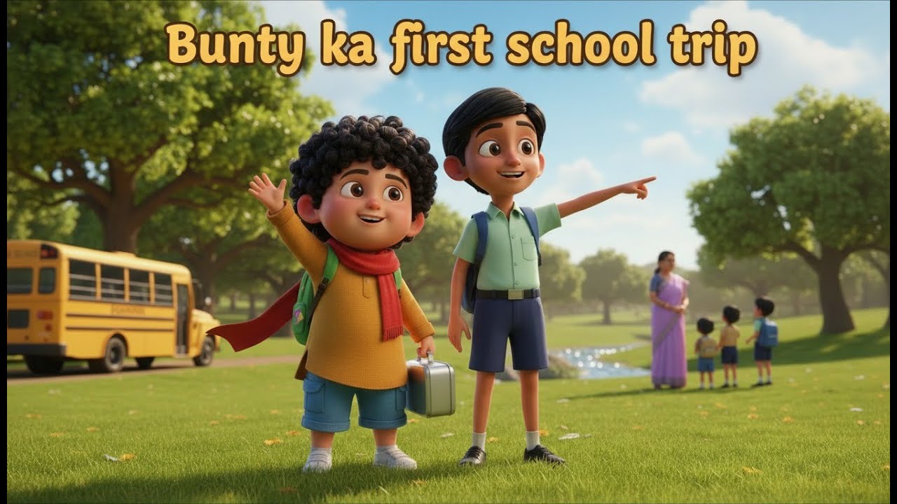 First School Trip! Bunty & Friends | Hindi Kids Cartoon