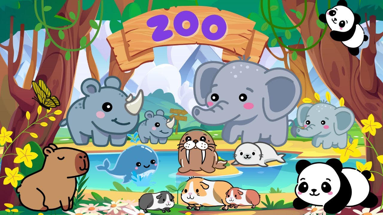 Nakresli si zvířátka ze zoo 🐘 | Jednoduchý návod pro děti💖