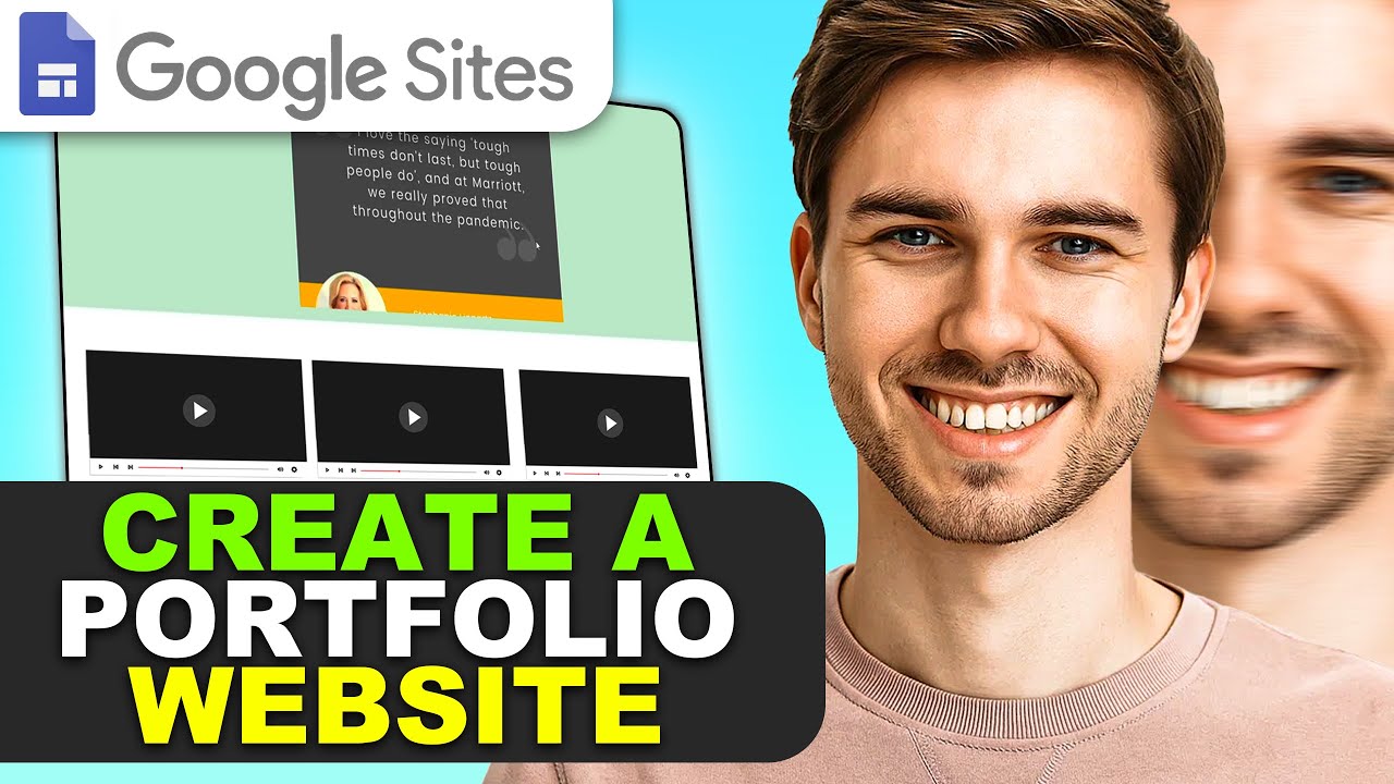 Как создать потрясающее портфолио на Google Sites (даже если вы не дизайнер)