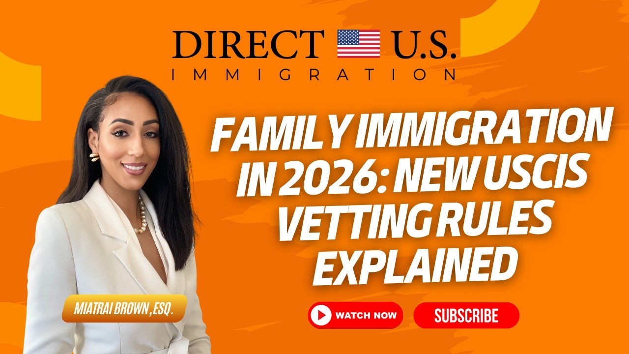 Семейная иммиграция в 2026 году: объяснение новых правил проверки USCIS! #usa #greencard #k1visa