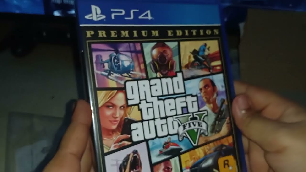 GTA V PS4 Premium Edition Unboxing