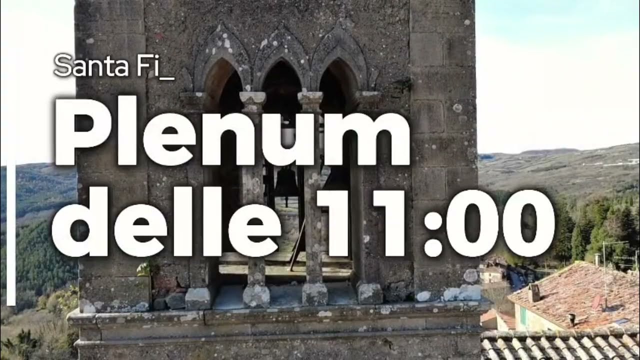 ✈️ Campane di Santa Fiora (GR) | Pieve delle Sante Flora e Lucilla ✈️