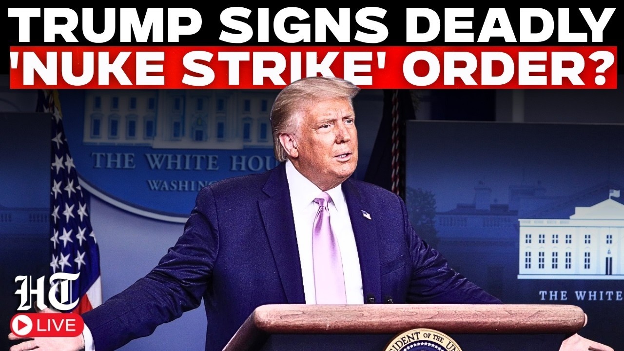 Donald Trump LIVE | Trump's 'Nuke Strike' Order? Iran Tensions Escalate Amid New Reports | Iran War
