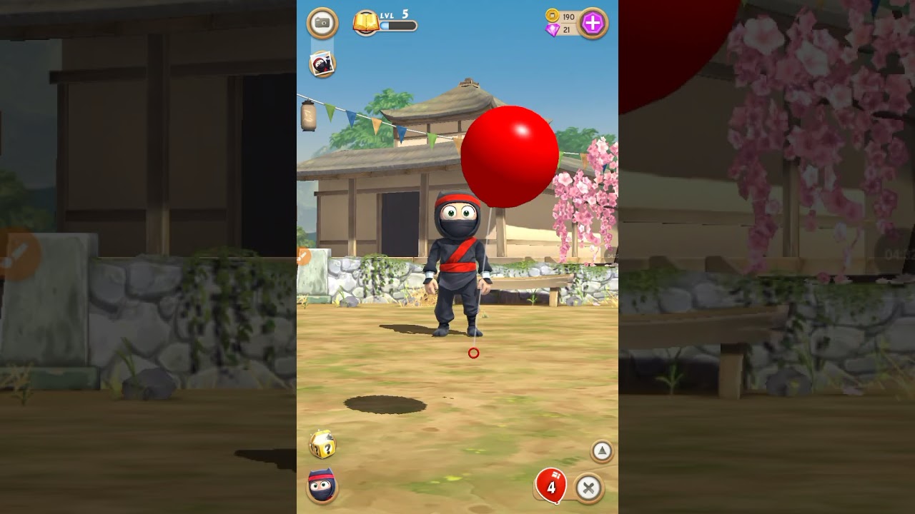 Game name: clumsy ninja no adds and no wifi needed