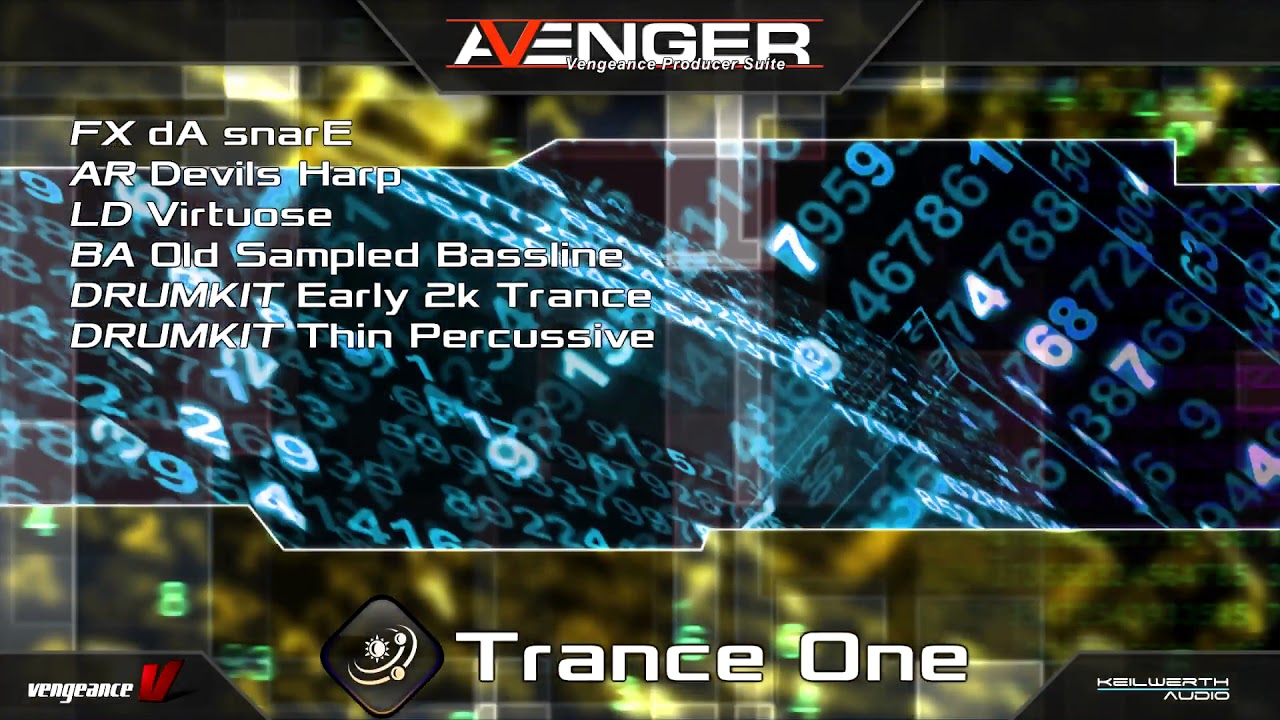 Vengeance Producer Suite - Avenger - Trance One Expansion Demo