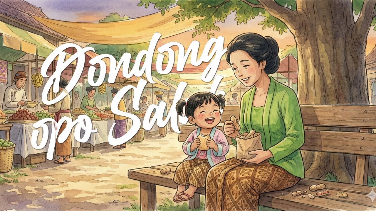 Dondong Opo Salak Lagu Anak Jawa | Animasi Lucu #laguanak #lagudolanan