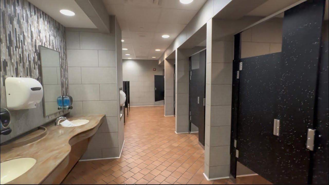 Large Regal Cinemas Men’s Restroom